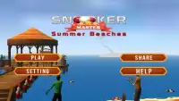 Snooker Master : Summer Beach Screen Shot 2