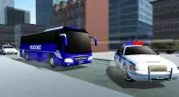 Cảnh sát Bus Driving Sim 2018 Prisoner Transporter Screen Shot 8