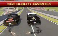 Coches encadenados 3D Racing rival juego Screen Shot 1