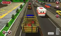 Offroad Fruit Transporter Xe tải: Lái xe Simulator Screen Shot 5