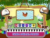 Baby Piano Animal Sounds Spelletjes - Dierengeluid Screen Shot 3