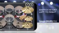 Simple Drums Pro - ड्रम सेट Screen Shot 1