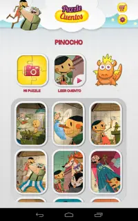 Pinocho Puzle Cuento infantil Screen Shot 3