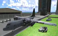 कार्गो विमान कार सिम्युलेटर 3 डी - फ्लाइंग ट्रां Screen Shot 4