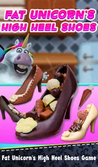 Mr. Fat Unicorn Cooking Chocolate Shoe Cake! Screen Shot 11