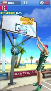 Tir de basketball 3D Screen Shot 4