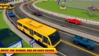 City High School Bus 2018: Driving Simulator PRO Screen Shot 1
