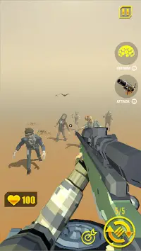 zombie shooter: shooting games Screen Shot 2