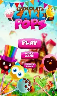 Шоколадный торт Pops Fun - Бесплатные игры для кул Screen Shot 0