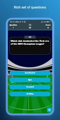 Champions League Quiz Screen Shot 1