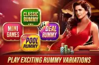 Rummy with Sunny Leone: Online Indian Rummy Games Screen Shot 1