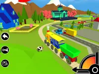 3D đồ chơi xe lửa trò chơi Screen Shot 8