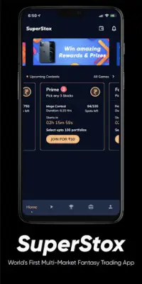 SuperStox - Fantasy Trading App in Stock & Crypto Screen Shot 0