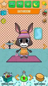 My Talking Bunny - Virtual Pet Screen Shot 1