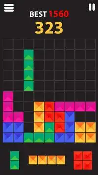 カラーブロックレンガのパズルゲーム Screen Shot 1