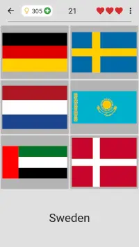 Bendera semua negara di dunia - Kuiz geografi Screen Shot 2