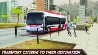 City Tourist Bus Transporter Driving Simulator 3D Screen Shot 0