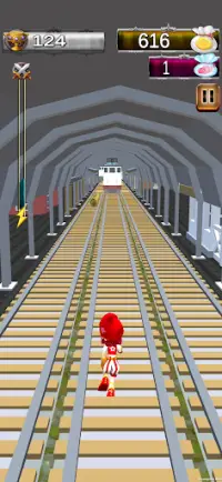 Subway Super Princess Hero Runner 3D Endless Game Screen Shot 9