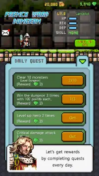 French Dungeon: Learn French Word Screen Shot 3