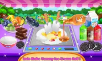 Ice Cream Rolls Maker- Rainbow Sandwich Food Stall Screen Shot 1