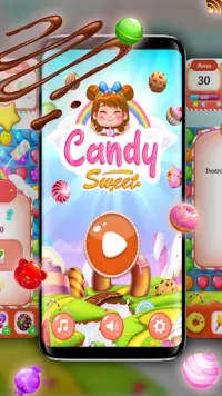 Candy sweet : Crush and Smash Puzzle Game Screen Shot 2
