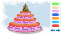 Yummy Merry Christmas Party Cake - Girls Games Screen Shot 1