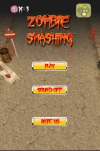 Zombie Smashing Screen Shot 0