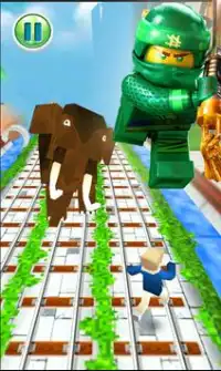 Subway Ninja Lego Surf Screen Shot 3