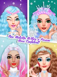Ice Princess Hair Salon game Screen Shot 2