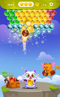 Bubble Shooter: Cat Pop Game Screen Shot 3