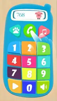 Детский телефон - учим цифры 0-9, животных. Screen Shot 3