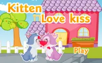 Kissing Game-Kitten Love Fun Screen Shot 4