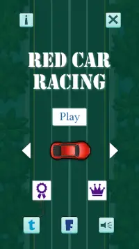 Red Car Racing Screen Shot 1