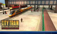 City Train Driving Adventure Simulator Screen Shot 0