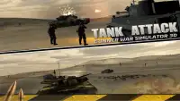 Tank Attack:Strzelec Wojna Sim Screen Shot 12