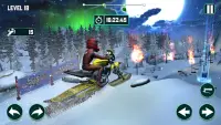 Snow Hill Bike Stunt Racing: Multiplayer Games Screen Shot 1