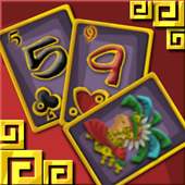 Two Temple Solitaire Card Game