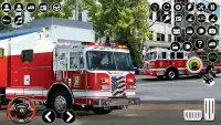 ألعاب شاحنة الإطفاء: شاحنة سيم Screen Shot 3
