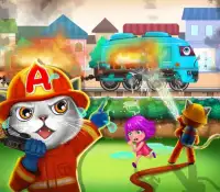 Train On Fire - Kids Games! Screen Shot 5