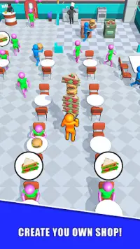 Idle Burger Shop - Tycoon Game Screen Shot 18