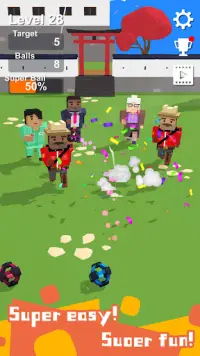 Touch Out - Simple dodge ball game Screen Shot 5