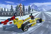 सुपर हीरो असली कार रेसिंग: सुपर हीरो गेम्स 2018 Screen Shot 11