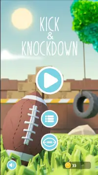 Kick & Knockdown : Ball Game Screen Shot 0