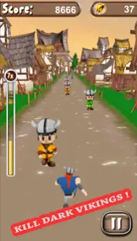 Angry Viking - Running Game Screen Shot 2