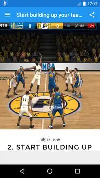 Tips NBA LIVE Mobile 2016 Screen Shot 0
