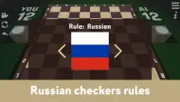 Checkers for two player Screen Shot 1