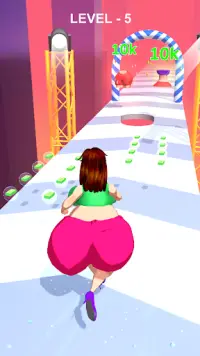 Beauty Run - Body Fit Makeover Shopping Game Screen Shot 4