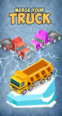 Truck Merger - Автомобильная игра в стиле Idle Screen Shot 2