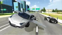 Flying Car City 3D Screen Shot 4