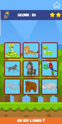 Les animaux pour enfants - de 3 à 12 ans Screen Shot 6